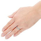 プラチナ 950 マリッジリング エテルニテ 3mm 幅 日本サイズ : 11号 刻印なし