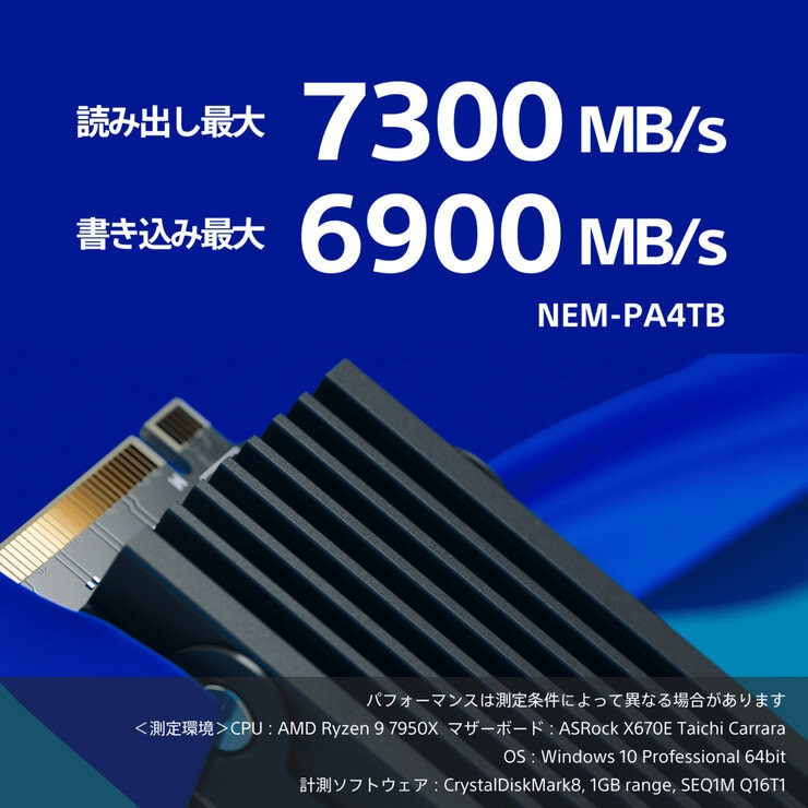 Nextorage ヒートシンク一体型 SSD 4TB NEM-PA | Costco Japan
