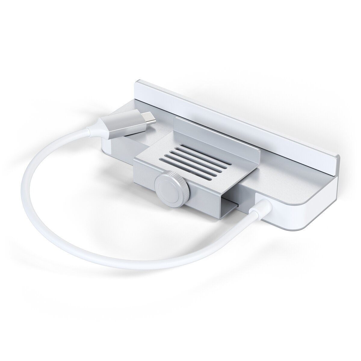 Satechi USB-C iMac 24インチ用クランプハブ シルバー