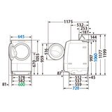 東芝 ドラム式洗濯乾燥機 ZABOON 洗濯12kg 乾燥 7kg グランホワイト 右開き TW-127XP3R (W)