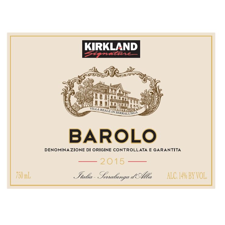 カークランド シグネチャー バローロ 750ml