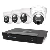 Swann（スワン）8CH 12MP NVRセキュリティシステム2TBドーム型カメラ4台セット SWNVK-890004D