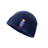 ポロラルフローレン ソリッド フラッグ ベアービーニー クラッシック ネイビー