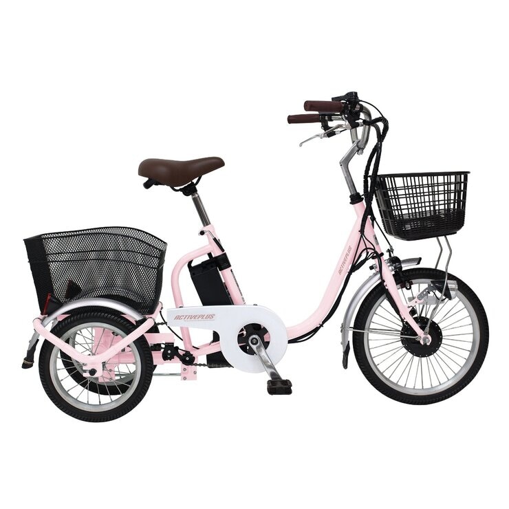 MIMUGOノーパンク電動アシスト三輪自転車 MIMUGO ノーパンク ロータイプ 電動アシスト三輪自転車 PK サクラ