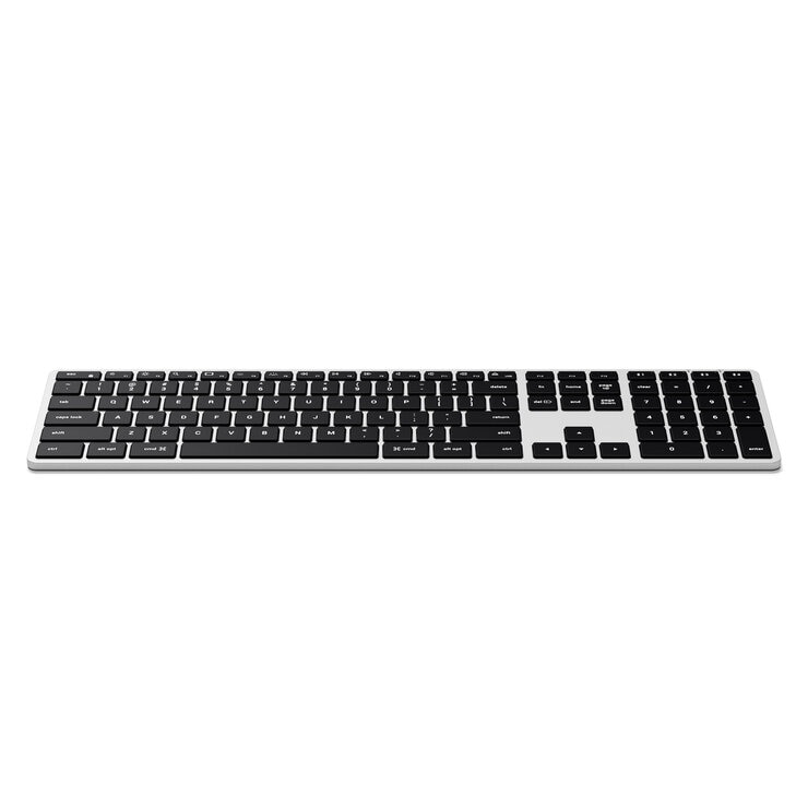 Satechi キーボード (iPadOS/iOS/Mac向け) 英語配列 テンキー有り シルバー