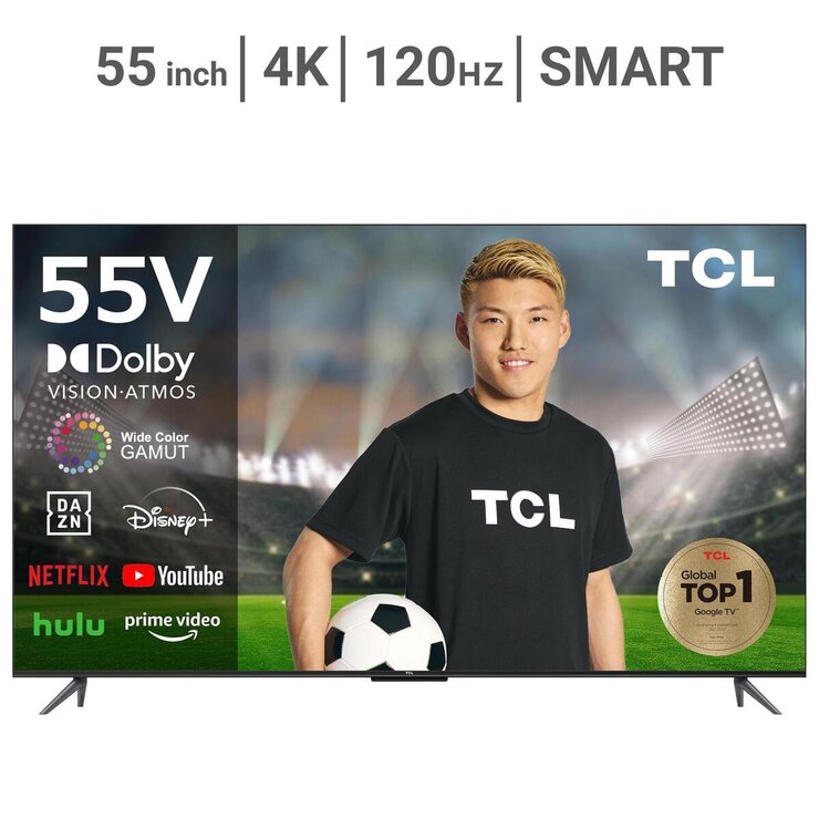 TCL 55V型 4K液晶テレビ TCL 55 インチ テレビ - リビング向け 4K スマートテレビ | TCL JAPAN