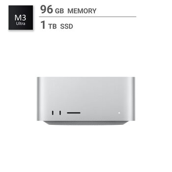 Apple/Mac Studio 28コアCPU/60コアGPU/Apple M3 Ultraチップ/ 96GB/1TB SSD