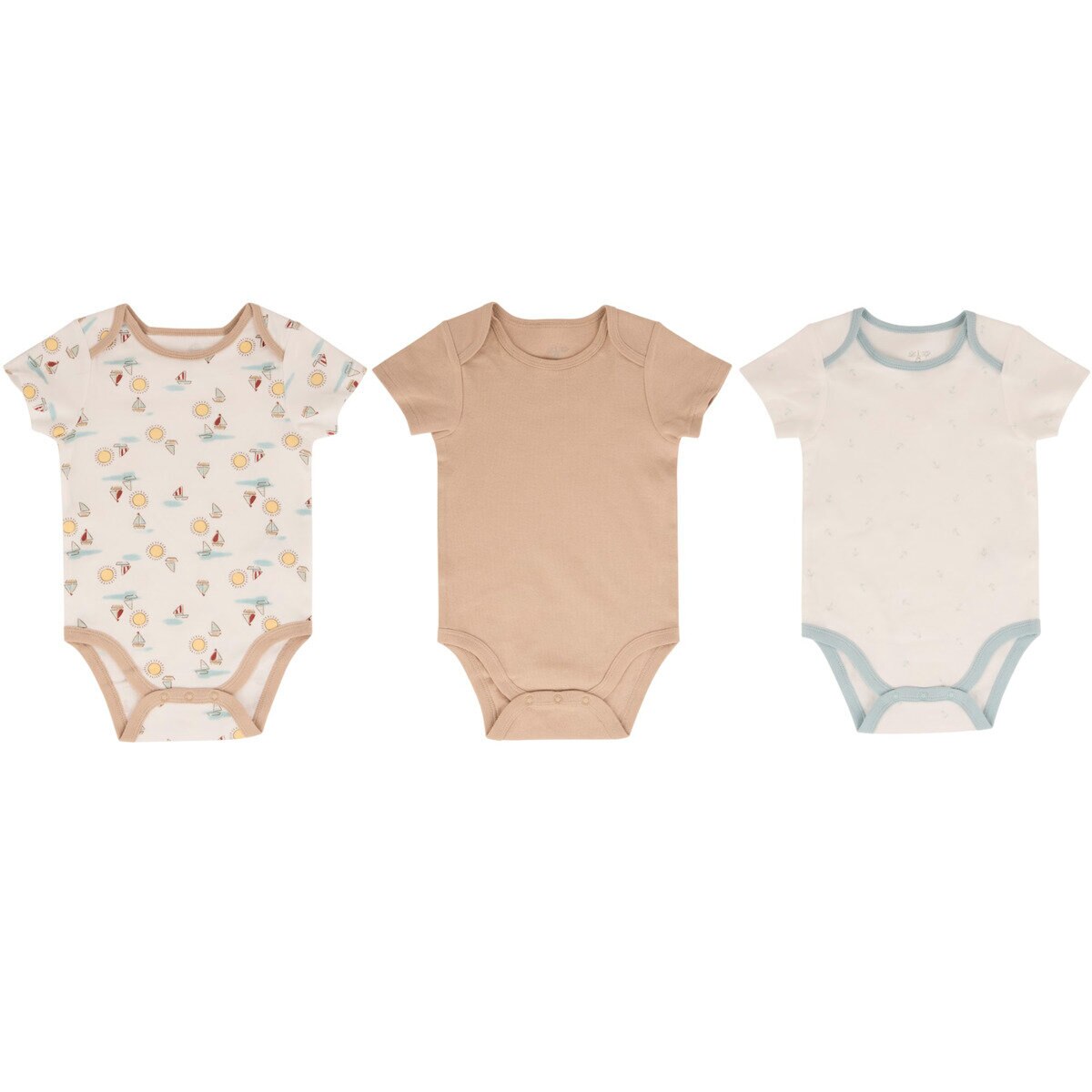 LE TOP ベビー ボデイースーツ 5枚組 ヨット 24M
