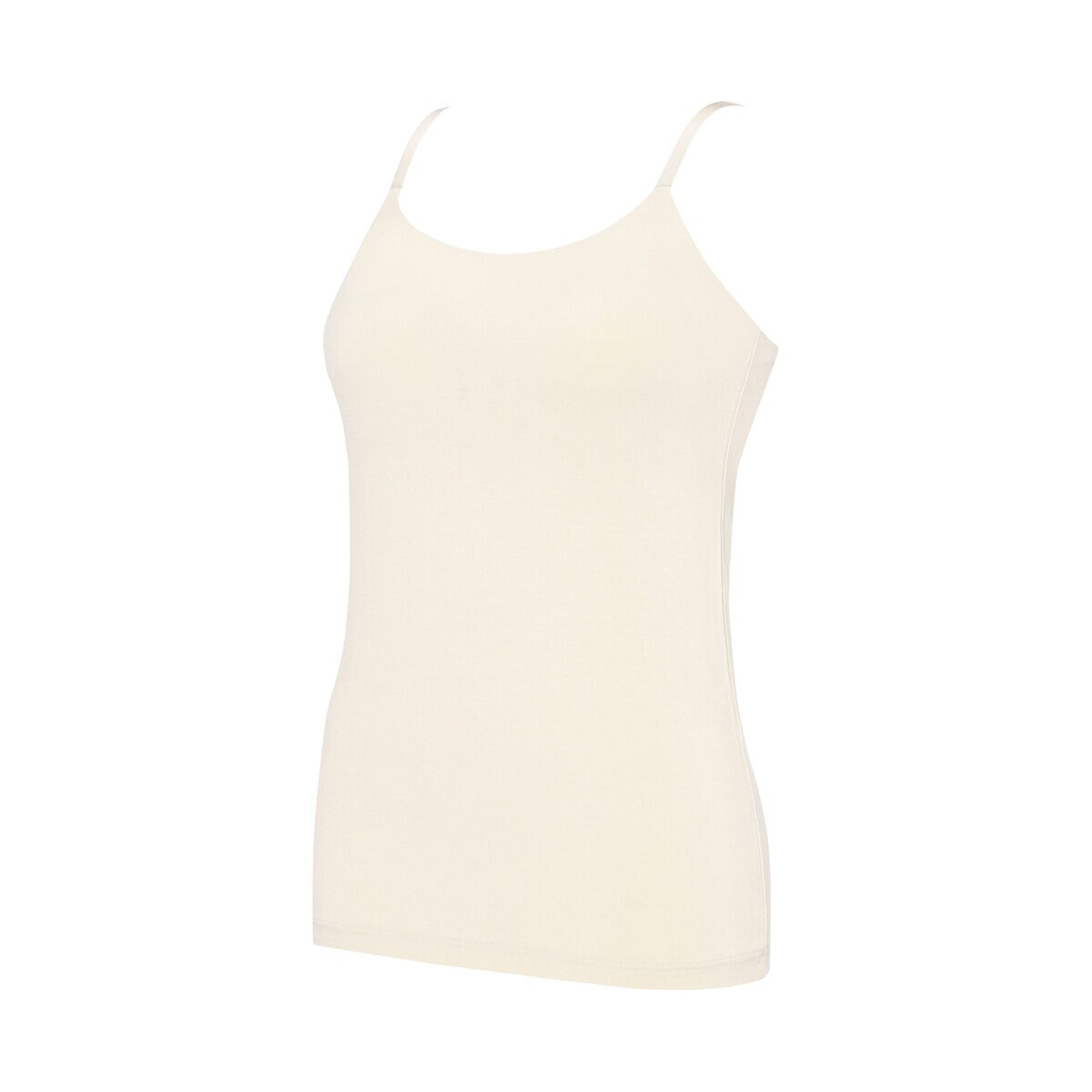 トリンプ・インターナショナル・ジャパン ブラ付き キャミソール チャコールグレー/バニラアイス L