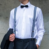 サスペンダー ホワイト/ブラック