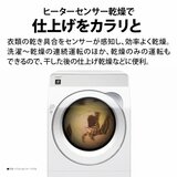 シャープドラム式洗濯乾燥機 洗濯 11kg 乾燥 6kg / リッチブラウン / 左開きES-K11C TL