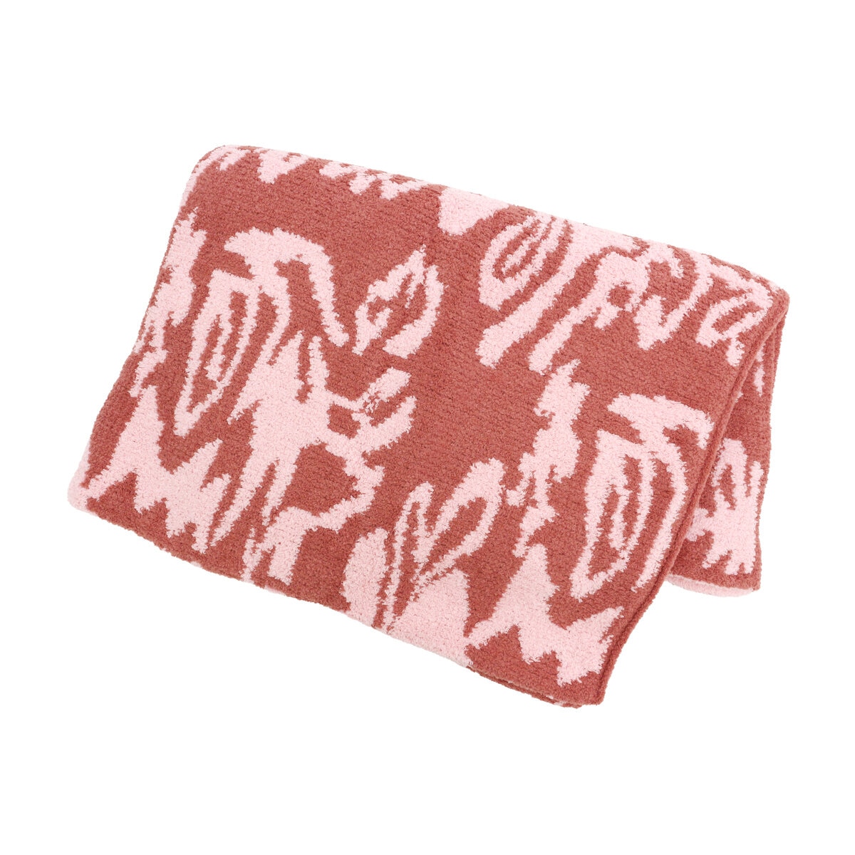 カシウエア ブランケット ダマスク 132×177cm ローズウッド/ブロッサム カシウエア ダマスク ブランケット 約132 x 177cm ローズウッド