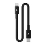 Beats USB-C - Lightning 編み込み式充電ショートケーブル (20cm) ボルトブラック