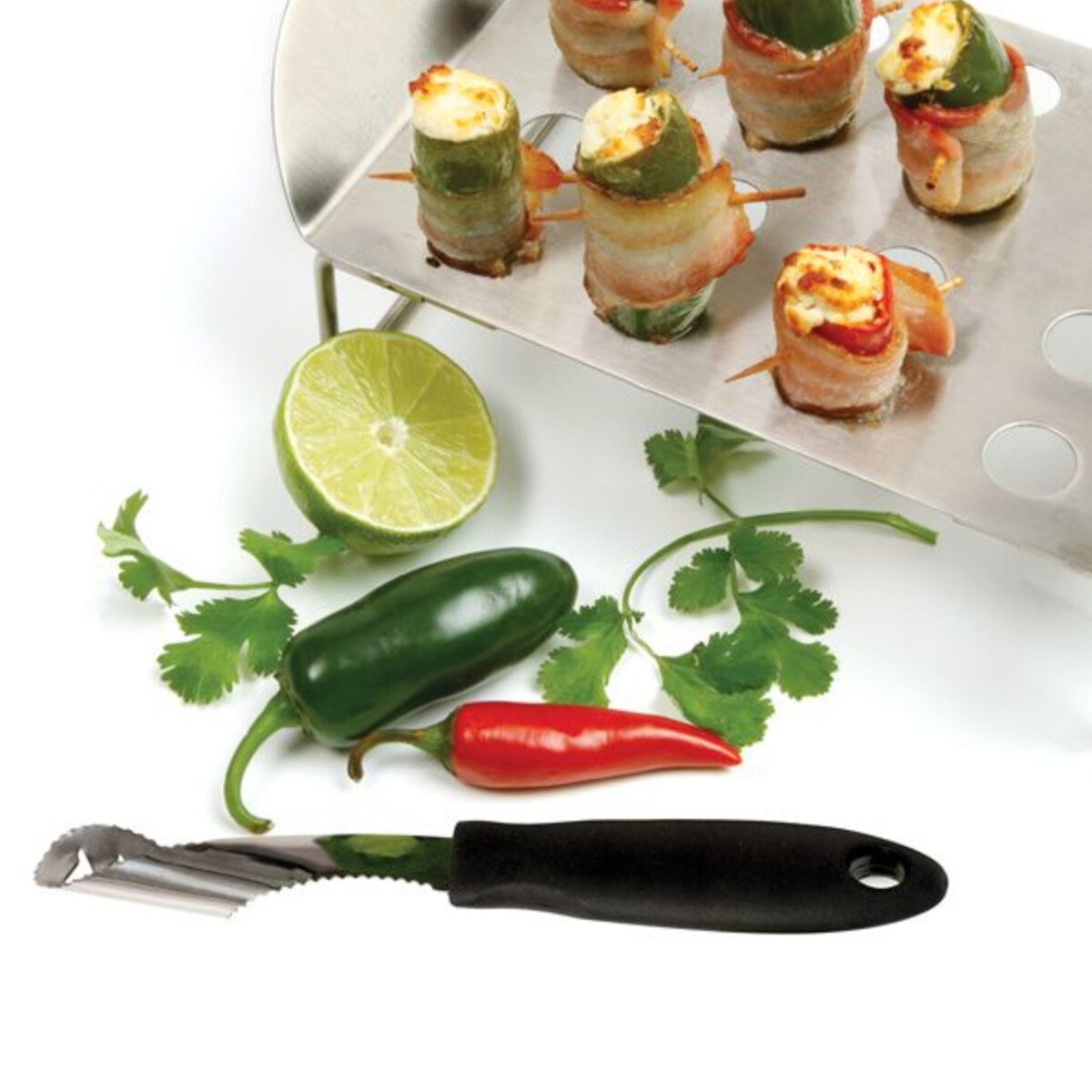 ノープロ ハラペーニョカッター ステンレス 20cm