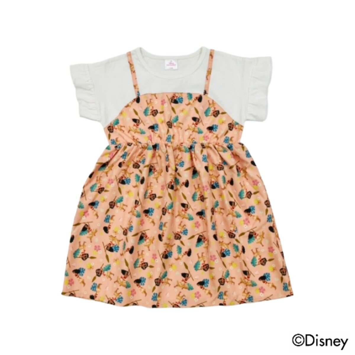 ディズニー キッズ ワンピースドレス モアナ 90 ディズニー キッズ ワンピースドレス モアナ 90