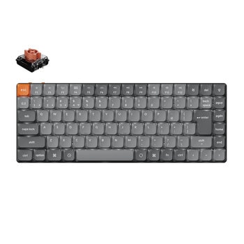 Keychron / K3 Max QMK/VIA ワイヤレス カスタム・メカニカルキーボード White LED 静音赤軸 JIS配列（かな印字なし）