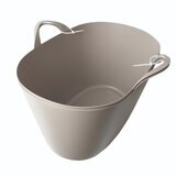 ソフトオーバルタブ 2個セット グレーブラウン