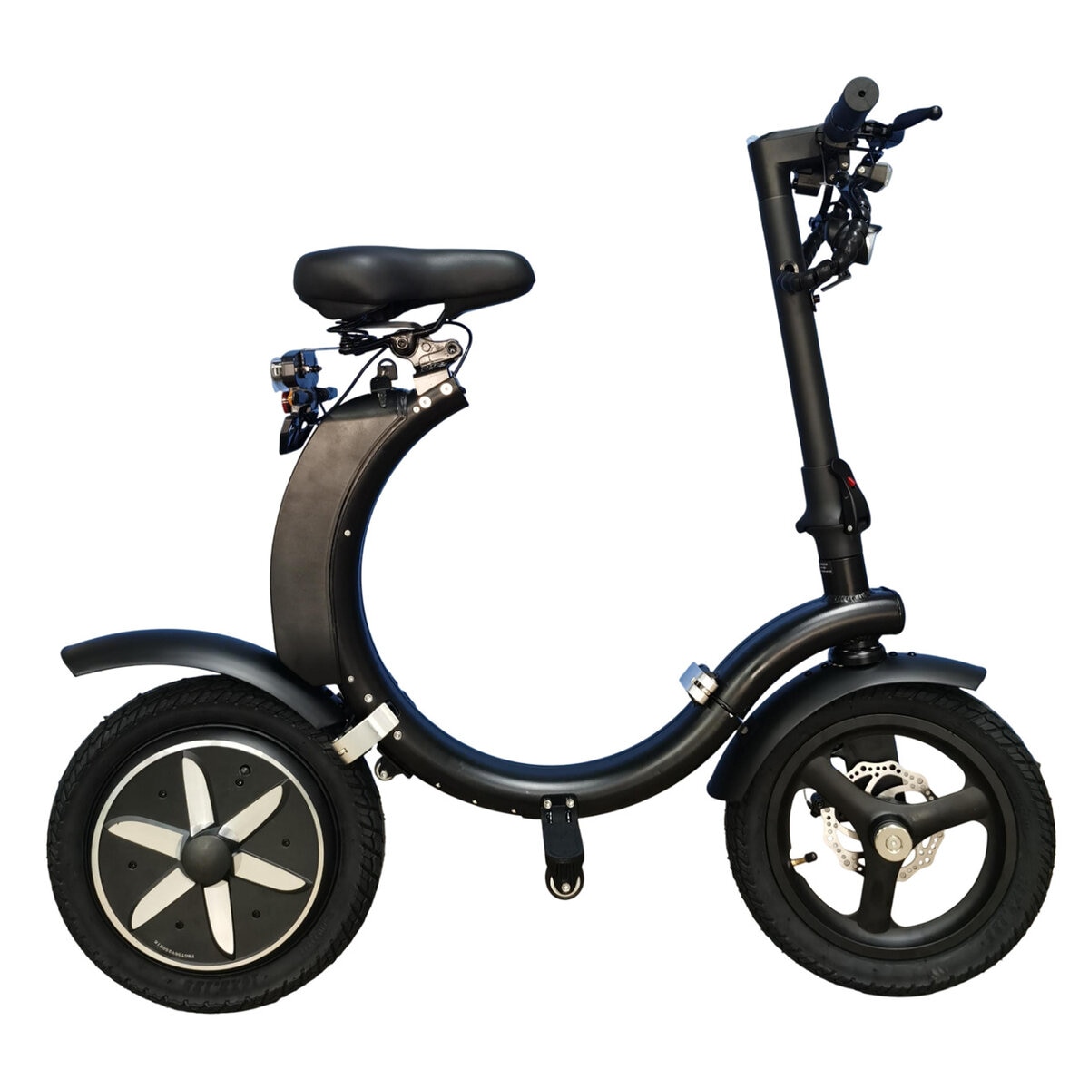 SWIFT HORSE K2 14インチ 折り畳み電動バイク 特定小型原付 Ver.2 黒