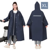 HOSHIOKA レインコート レインポンチョ ネイビー XL HOSHIOKA レインコート レインポンチョ ネイビー XL