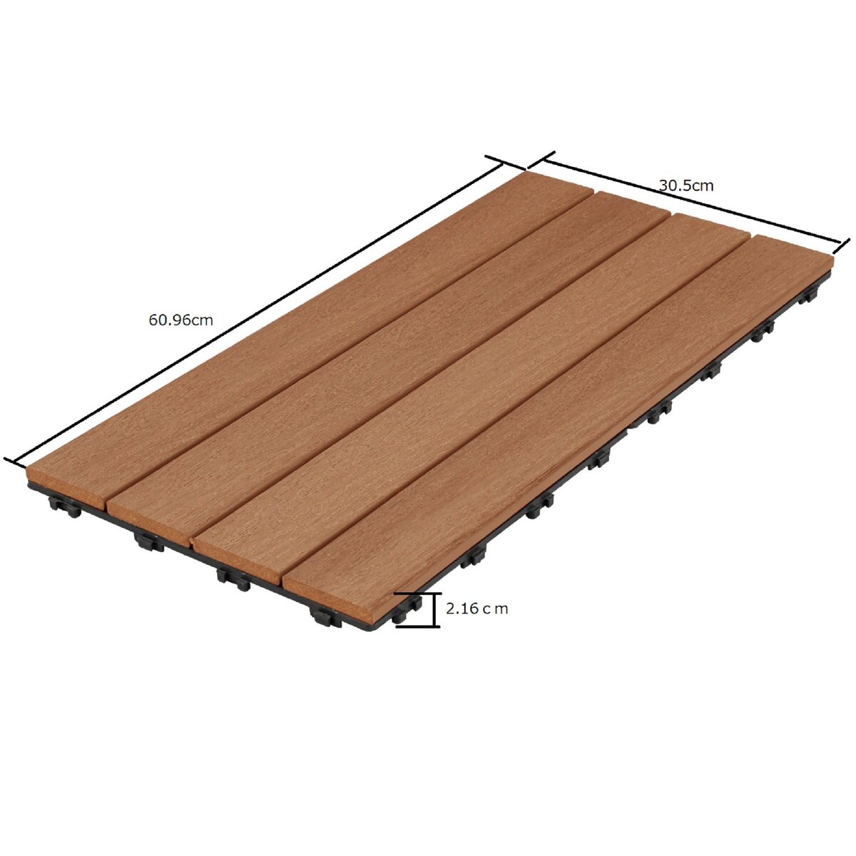 エレガンス プレミアム デッキタイル 30 x 60cm ５枚セット