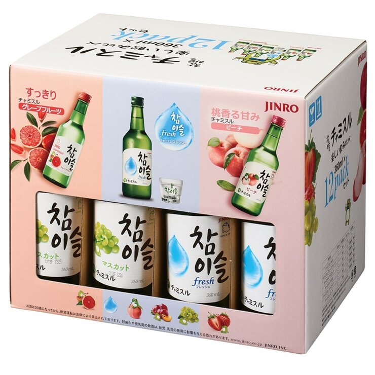 チャミスル 6種 アソート 360 mlx 12本 セット チャミスル 6種 アソート 360 mlx 12本 セット