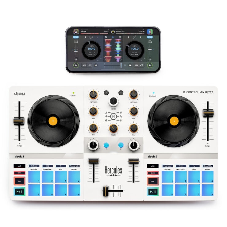 Hercules スマートフォン用モバイルDJコントローラー djay/Apple Music