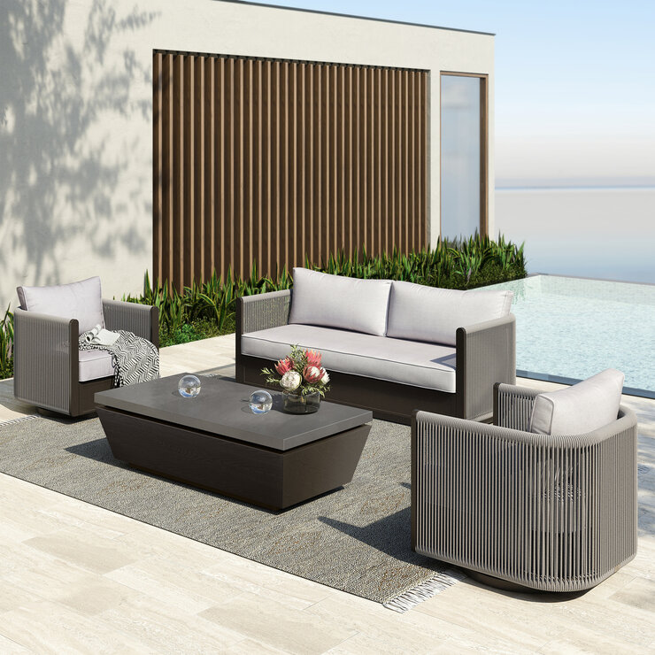 Grand Leisure Vega 4pc Deep Seating Set Grand Leisure Vega 4pc Deep Seating Set
