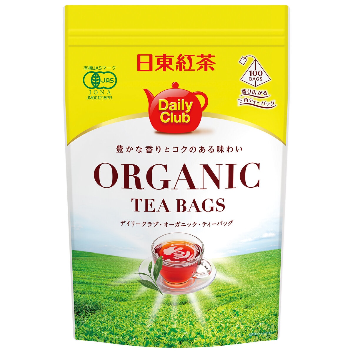 日東紅茶 デイリークラブ オーガニック ティーバッグ 100袋