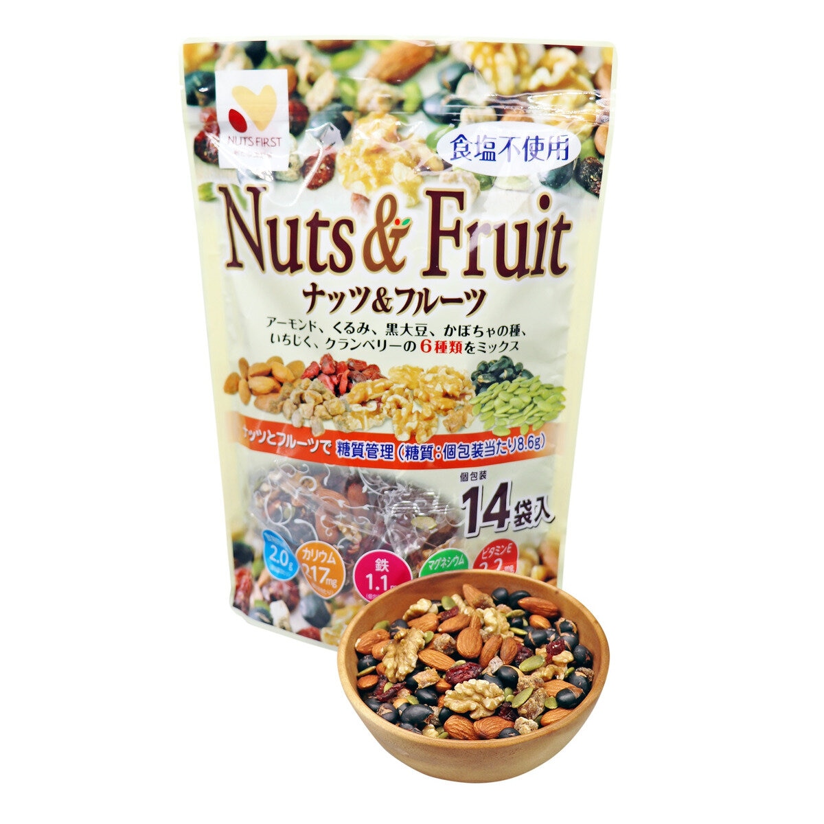 NUTS FIRST 糖質管理ナッツ & フルーツ 350g