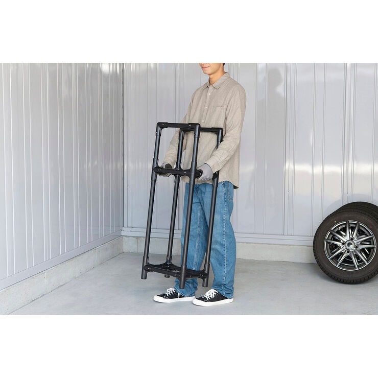 アイリスオーヤマ タイヤラック 省スペースタイプ 軽自動車用 STK-377