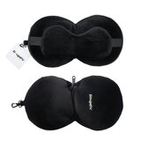 アイマスク付き ネックピロー ブラック