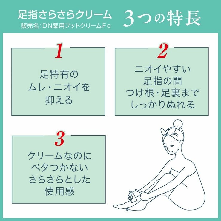 デオナチュレ 足指さらさらクリーム 2個セット