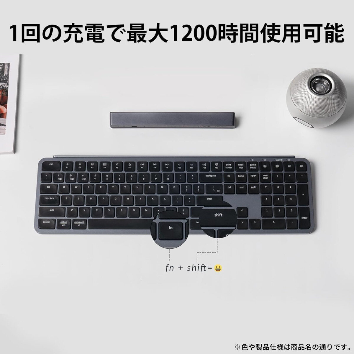 Keychron / B6 Pro ウルトラスリム ワイヤレスキーボード / スペースグレー / JIS配列