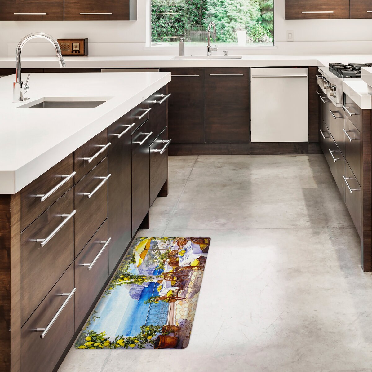 NIKE GRAVITY キッチンマット 50cm x 90cm レモンカフェ