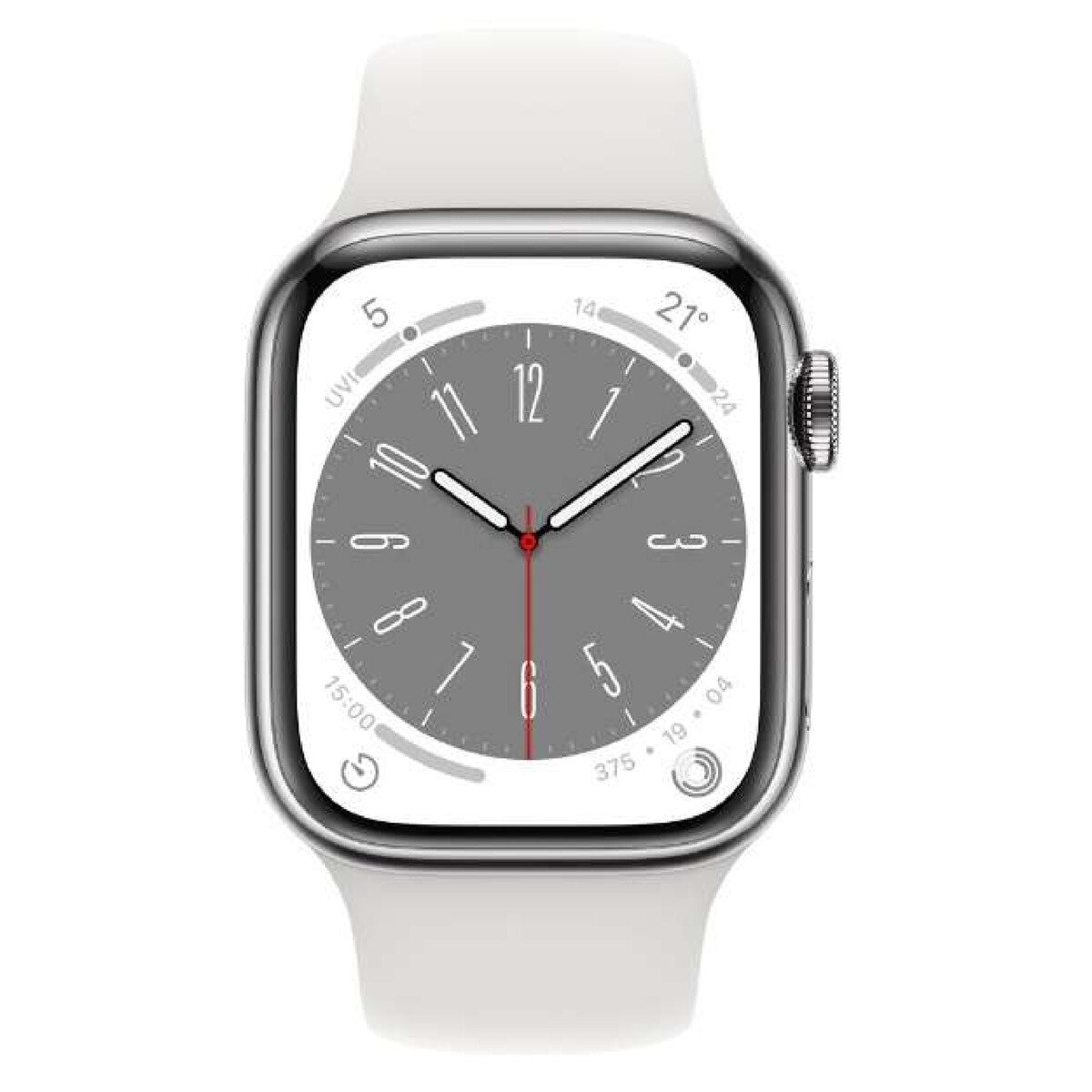 Apple Watch Series8 GPS+Cellular 41mm シルバーステンレススチール 