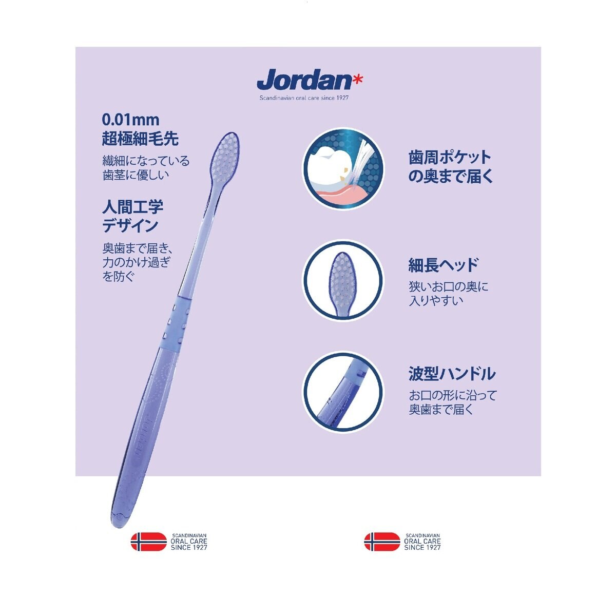 ジョーダン歯ブラシ ターゲットセンシティブ 12本入り