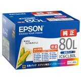 エプソン インクカートリッジ IC6CL80L 6色パック 増量 とうもろこし