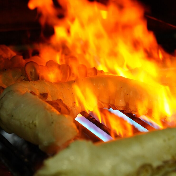 【冷凍】活タコの炙り焼き 600g