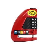 ULAC ディスクブレーキロック AIR ALARM COMBO レッド