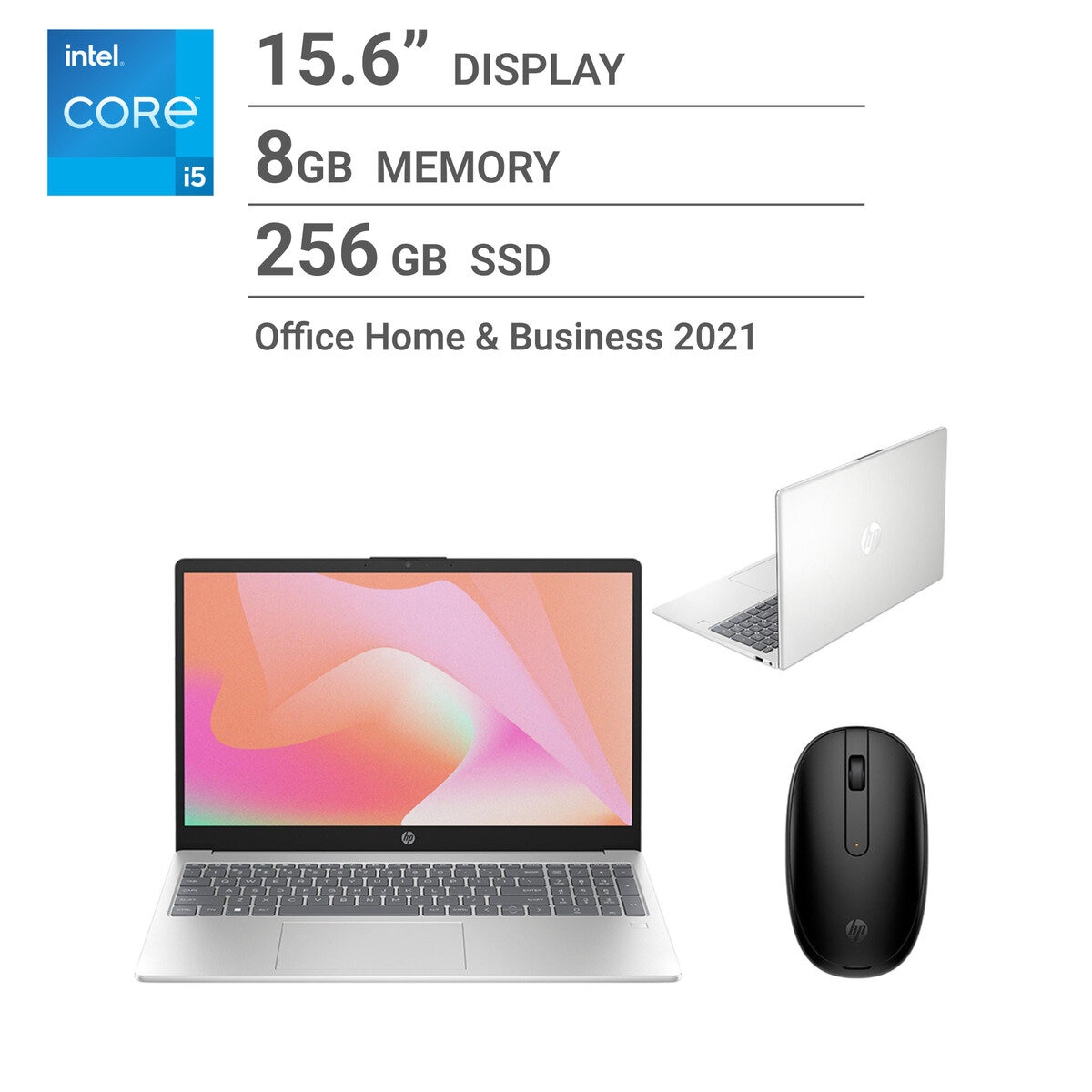HP ノートPC/HP 15-fd0000/15.6インチ/Core i5-1334U/メモリ 8GB/SSD 256GB/シルバー/9H007PA-AAAB