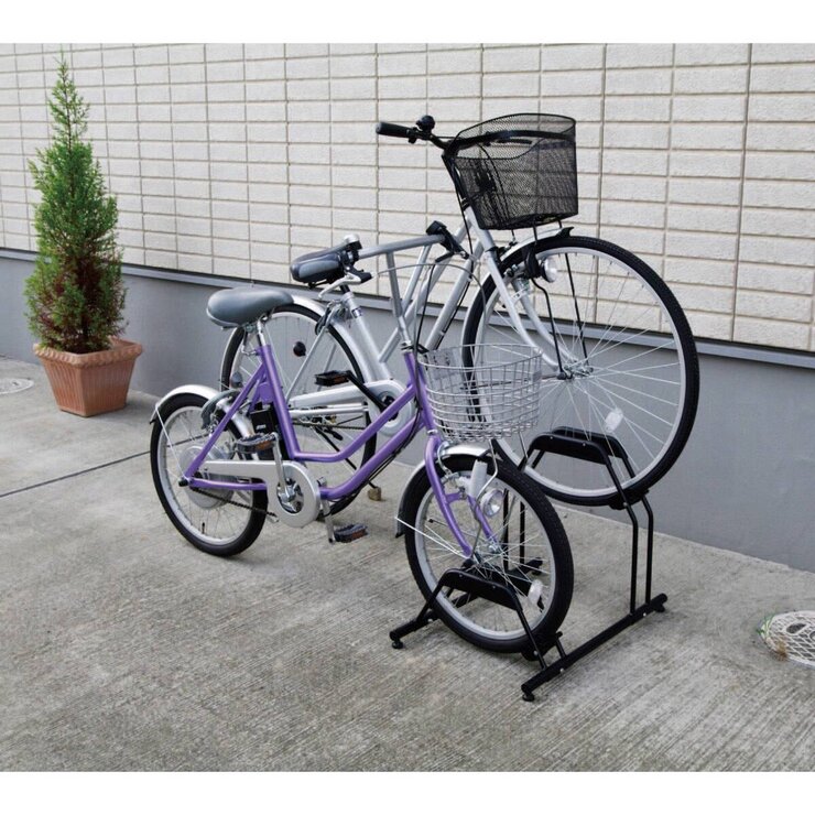 アイリスオーヤマ 自転車スタンド 2台用 アイリスオーヤマ 自転車スタンド 2台用