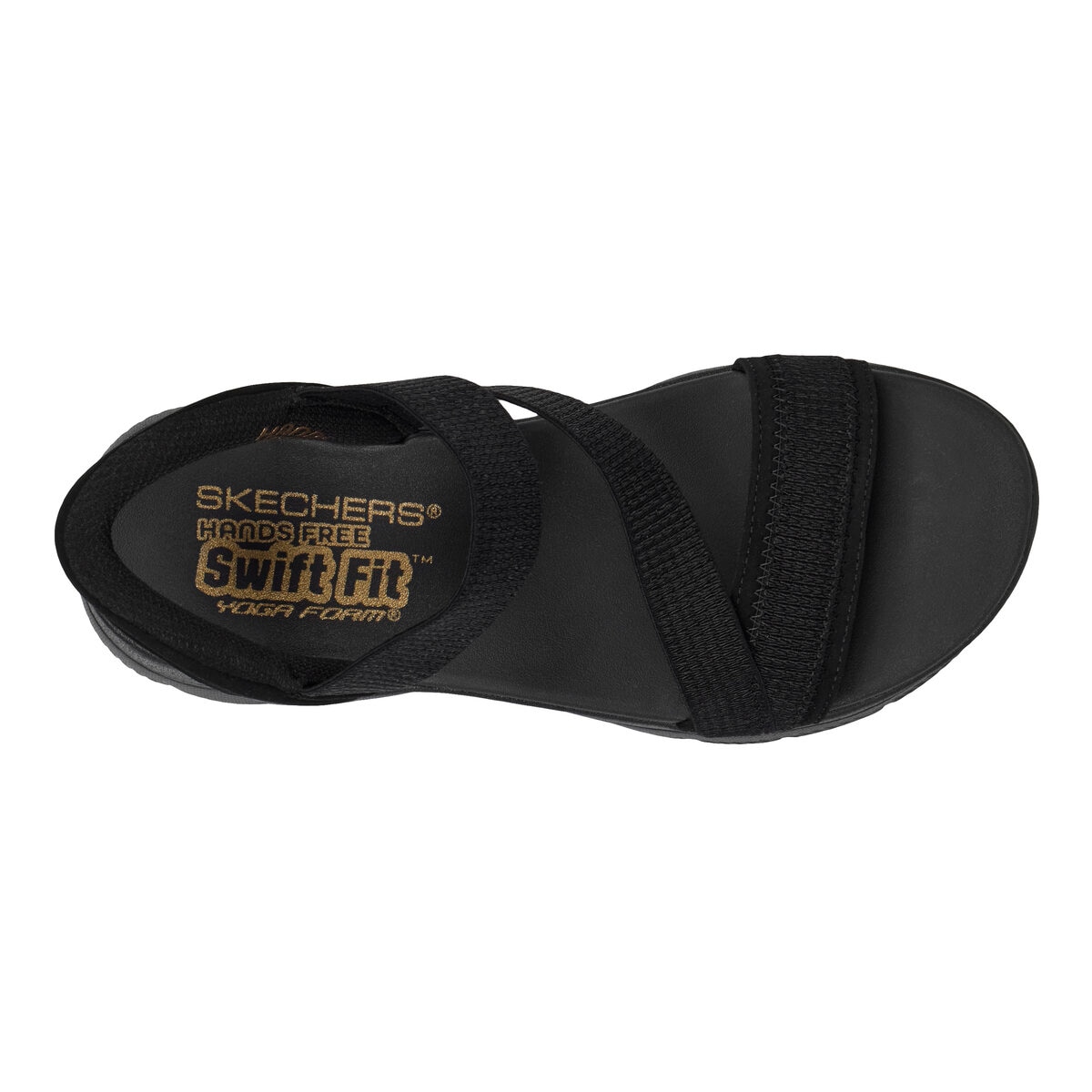 スケッチャーズ サミッツ サンダル ブラック 25.0cm