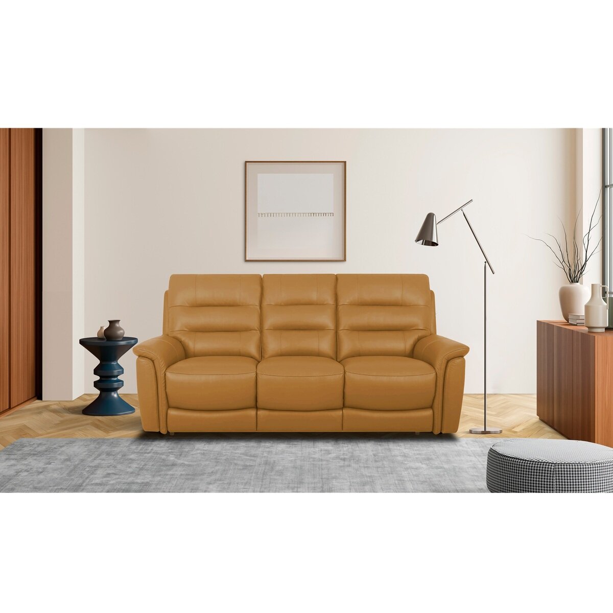 電動リクライニングソファ ハニーイエロー | Costco Japan