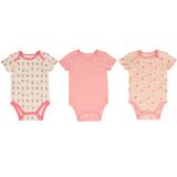 LE TOP ベビー ボデイースーツ 5枚組 フラワー 12M