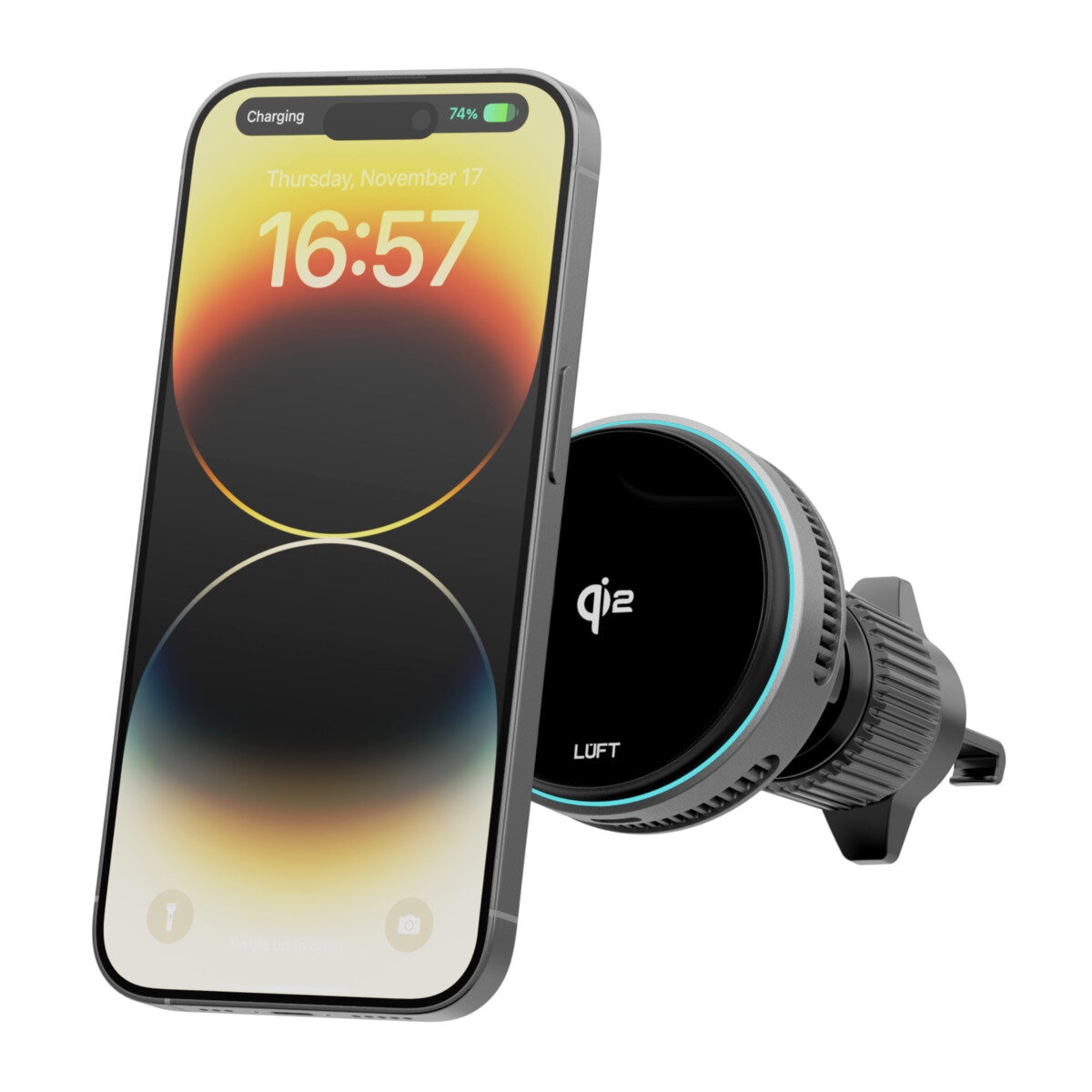 LUFT Qi2対応 ワイヤレス車載充電器