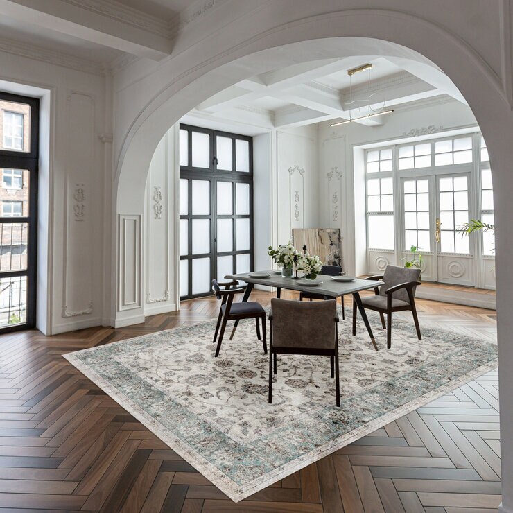 ジヴェルニー ウォッシャブル エリアラグ 240 x 300cm