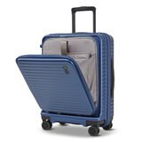 エコーラック セレストラ フロントオープンスーツケース 機内持ち込みサイズ 20インチ 38L ブルー