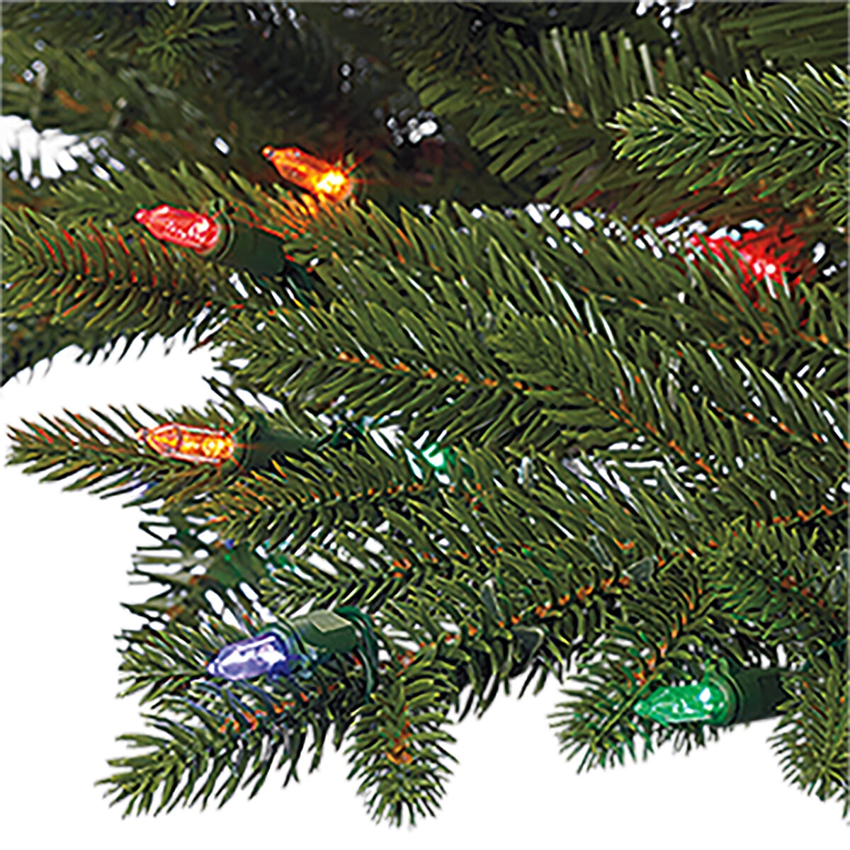 クリスマスツリー スリム型 電飾付き 約198cm