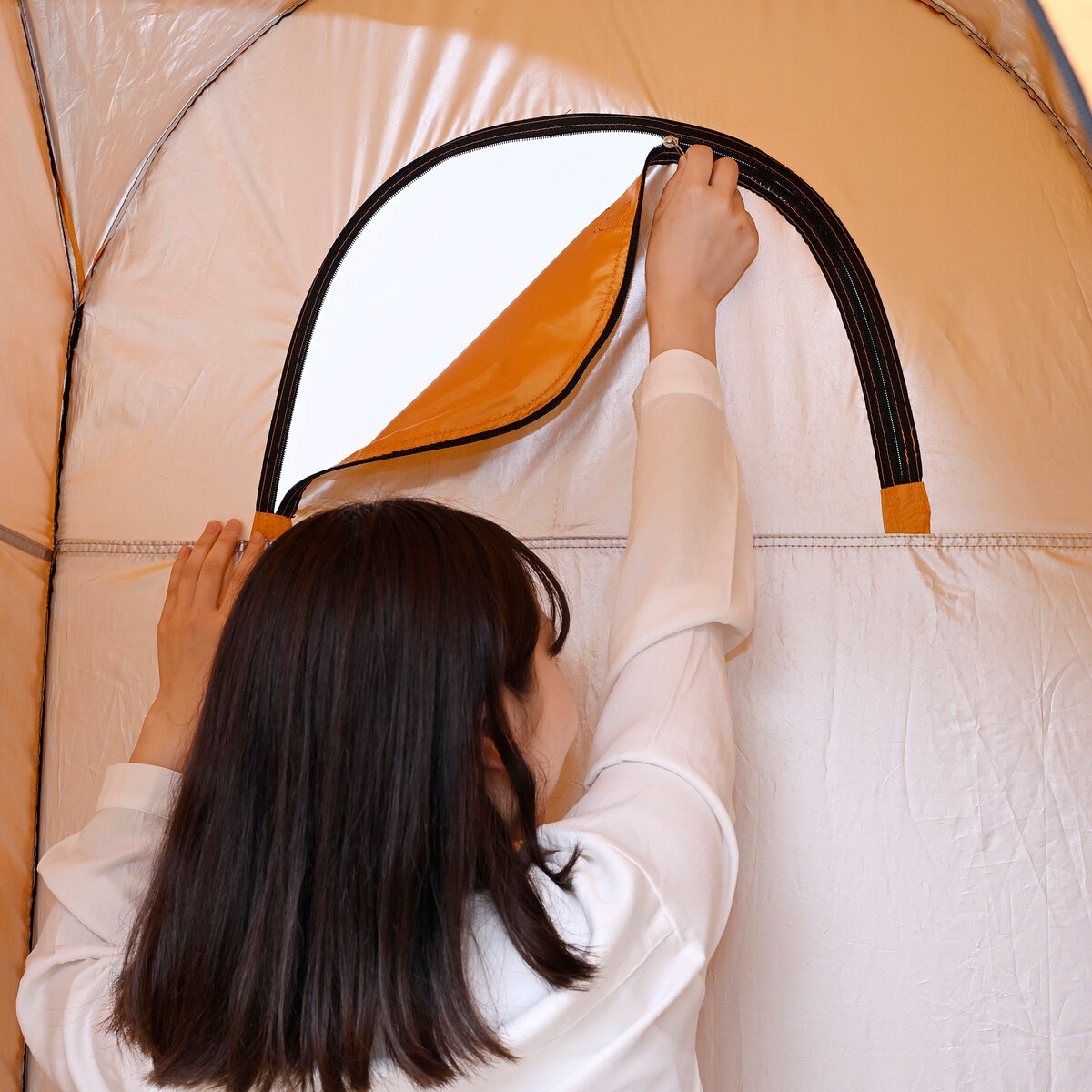 YAMAZEN 2WAY 非常用テント どっちもテント 一人用テント