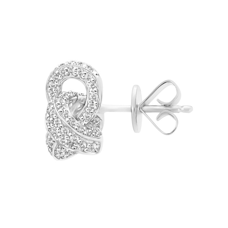 18K ホワイトゴールド 1.15カラット ダイヤモンド ピアス 18K ホワイトゴールド 1.15カラット ダイヤモンド ピアス